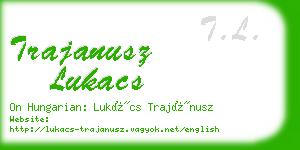 trajanusz lukacs business card